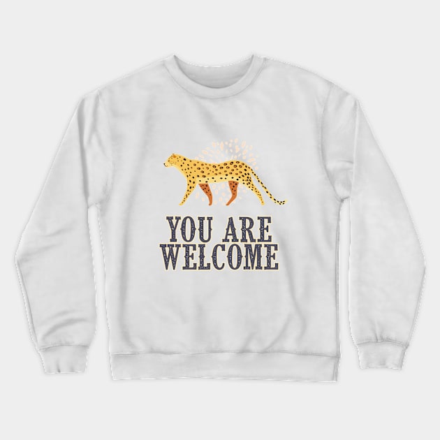 You are Welcome | Encouragement, Growth Mindset Crewneck Sweatshirt by SouthPrints